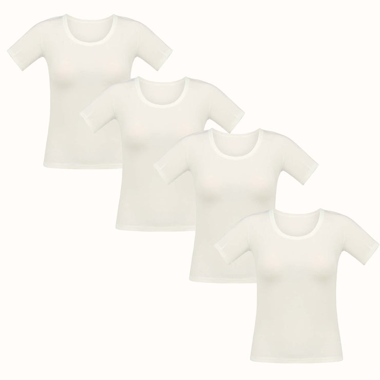 Pack de 4 T-shirt anti transpiration (Femme)