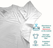 T-shirt anti-transpirant Homme (chandail de dessous)